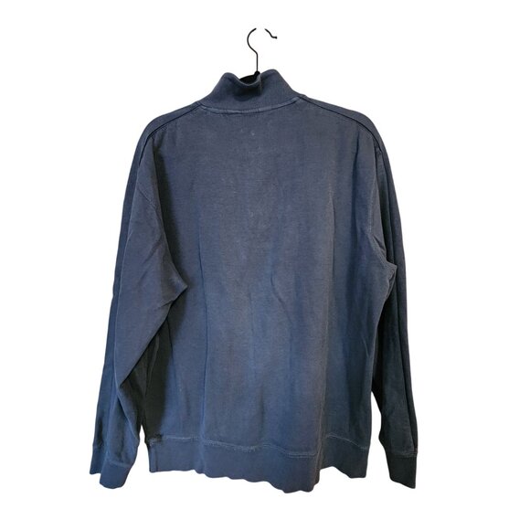 Roundtree & Yorke National Guard Mens 1/4 Zip Pullover Sweatshirt Large Cotton N - Picture 2 of 4